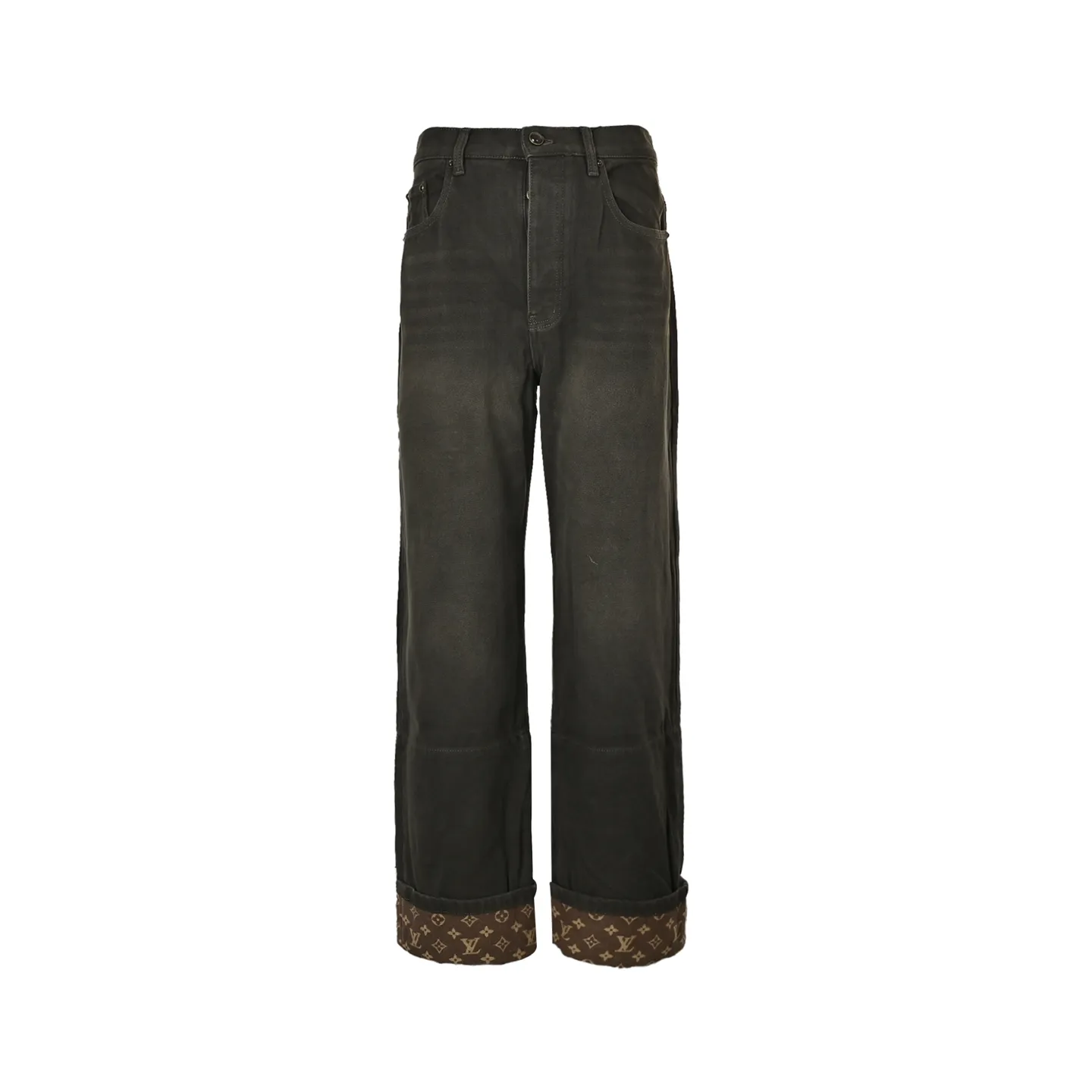 Louis Vuitton/Louis Vuitton trousers turn-down presbyopic jeans